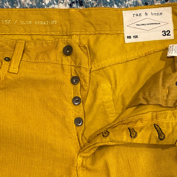 Rag & bone Corduroy Men’s Pants - Picture 2 of 4